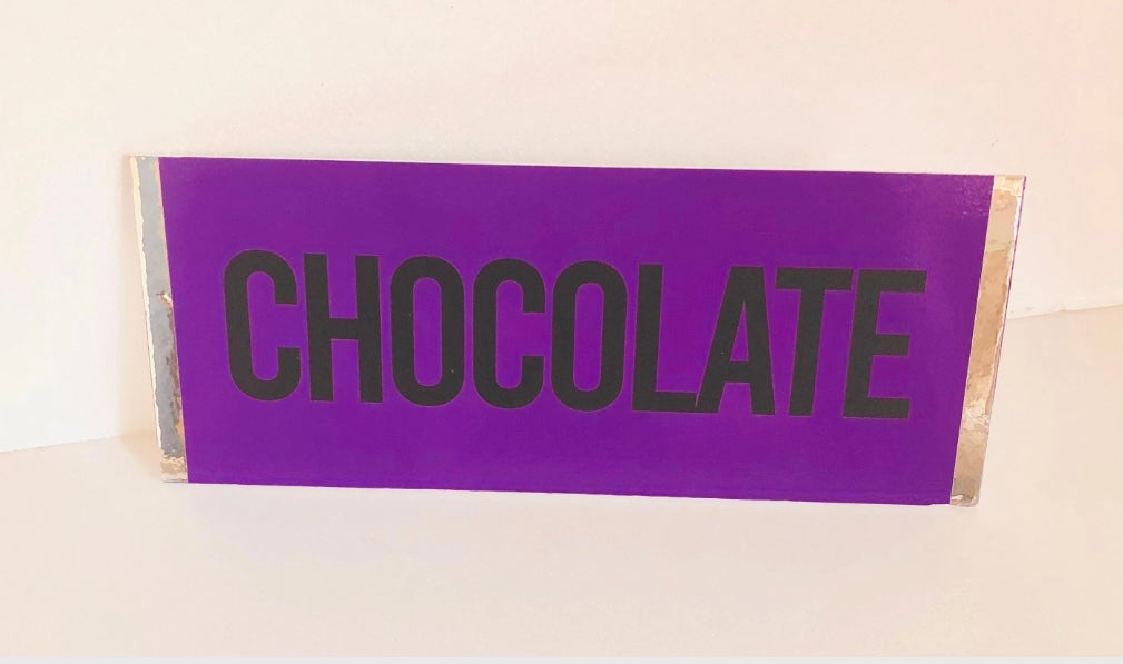 Bright choc bar signs, UV protected, lightweight, foamex