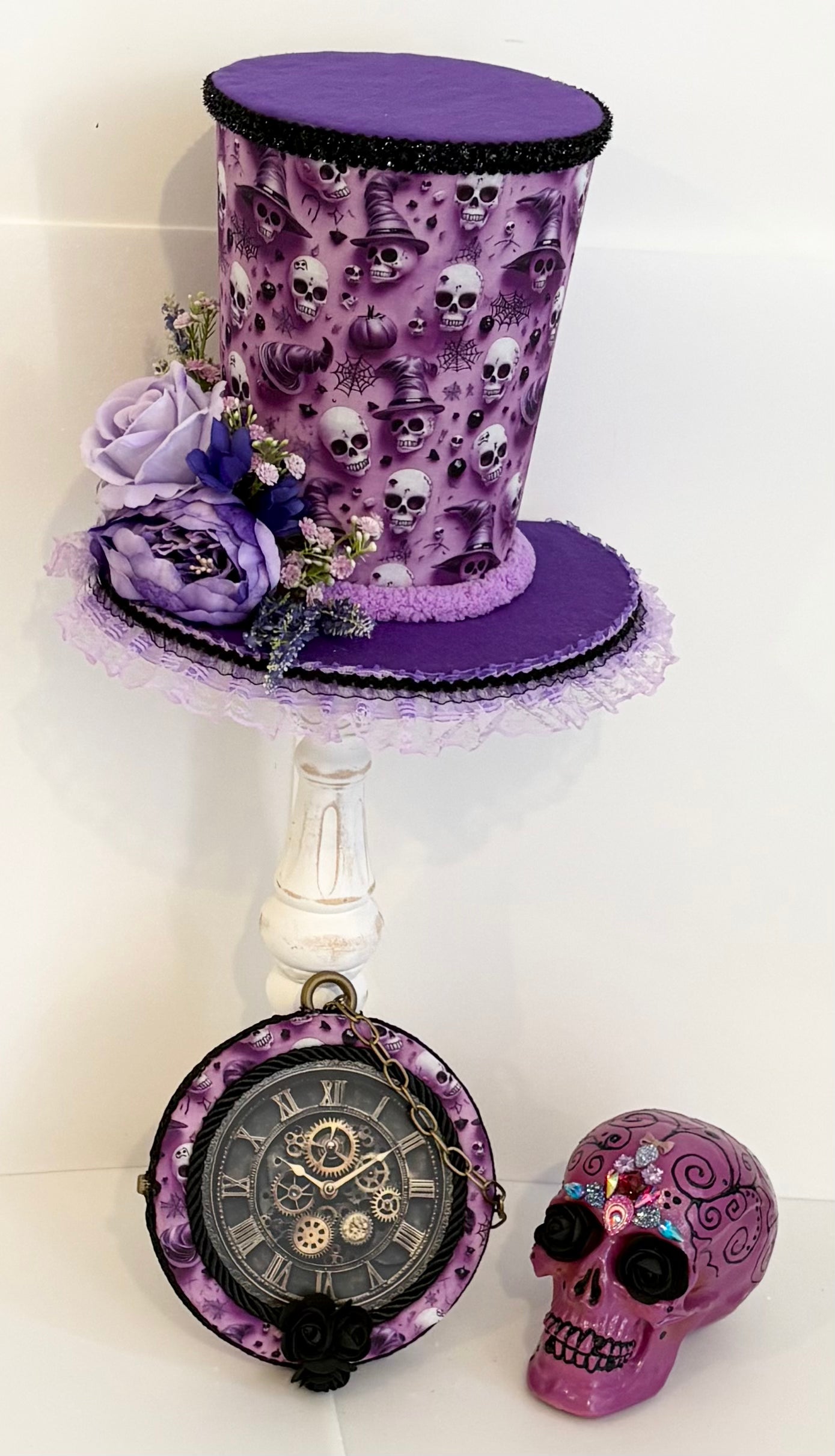Purple skull set