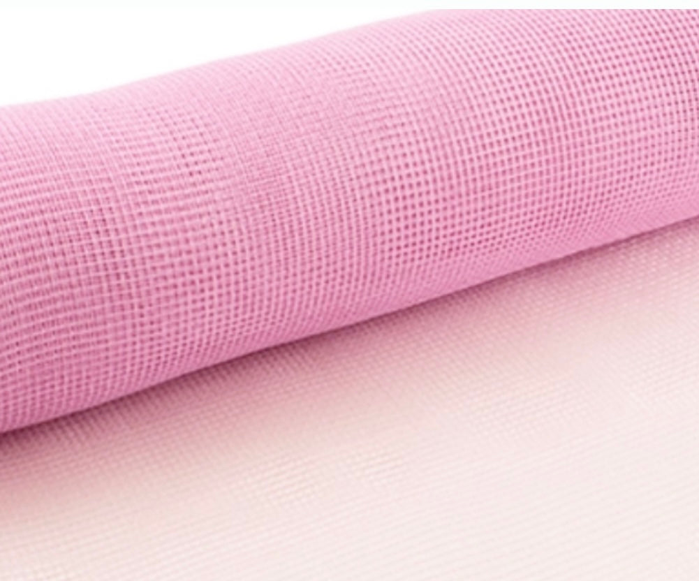 10 inch x 10 yards, plain deco mesh baby pink, Spring, summer, Halloween, Christmas