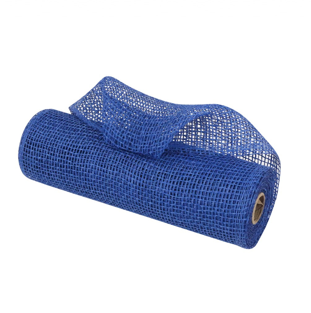 Mesh special burlap 25cm x 10 yards royal blue