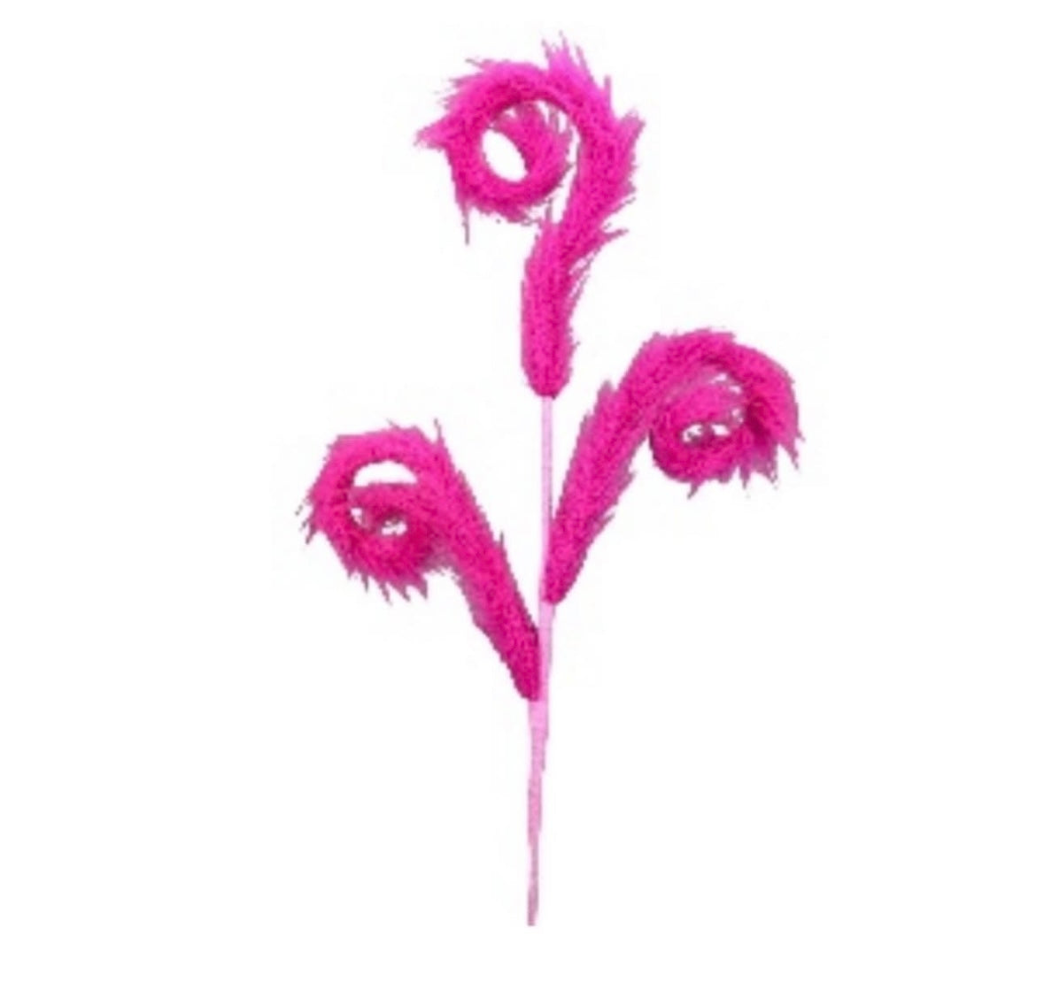 Fuchsia fury curly spiral spray