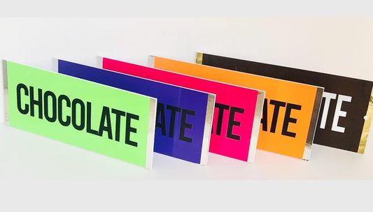 Bright choc bar signs, UV protected, lightweight, foamex