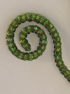 Lime green Glitter Spiral Pick – Sparkling Decorative Stem for Crafts, Wreaths & Floral Arrangements
