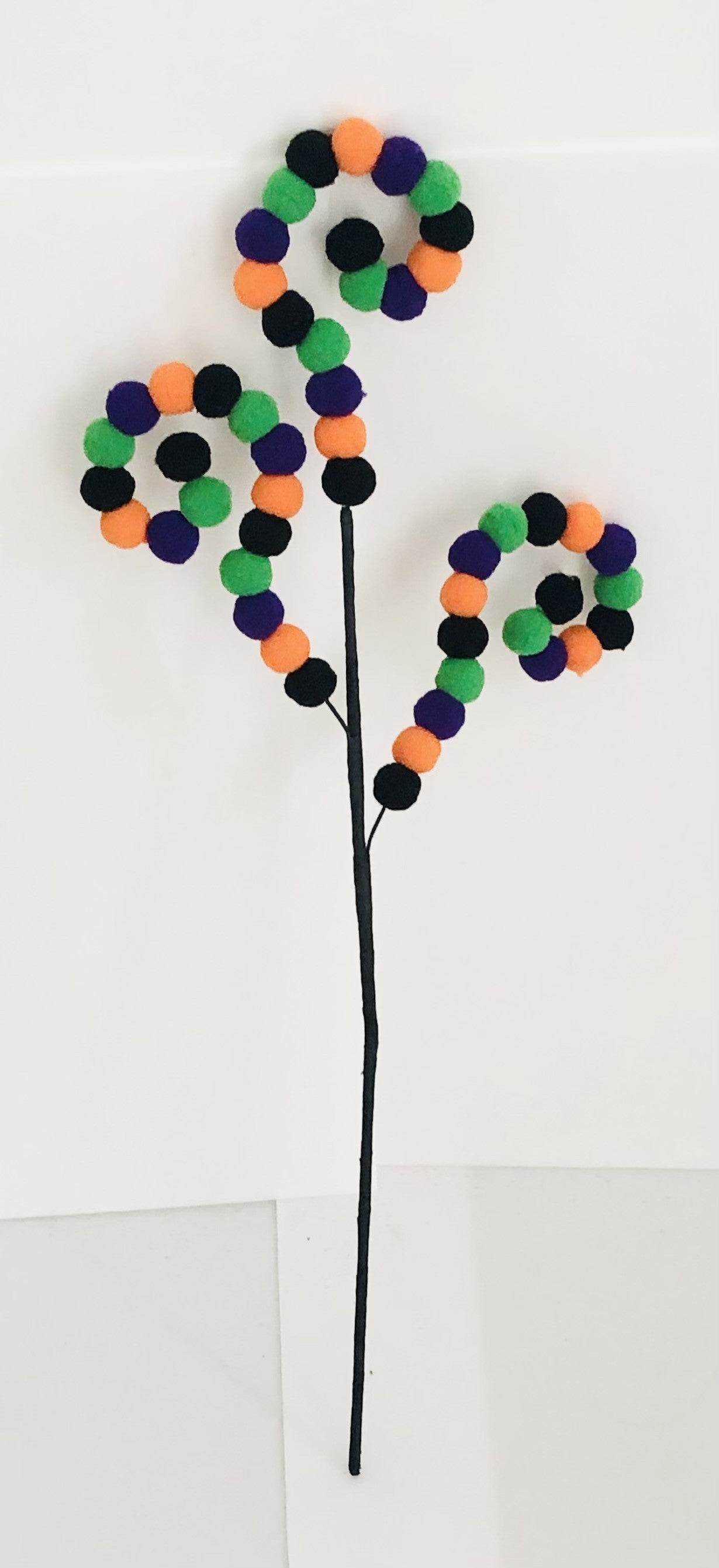 Curly curl Halloween pom-pom spray