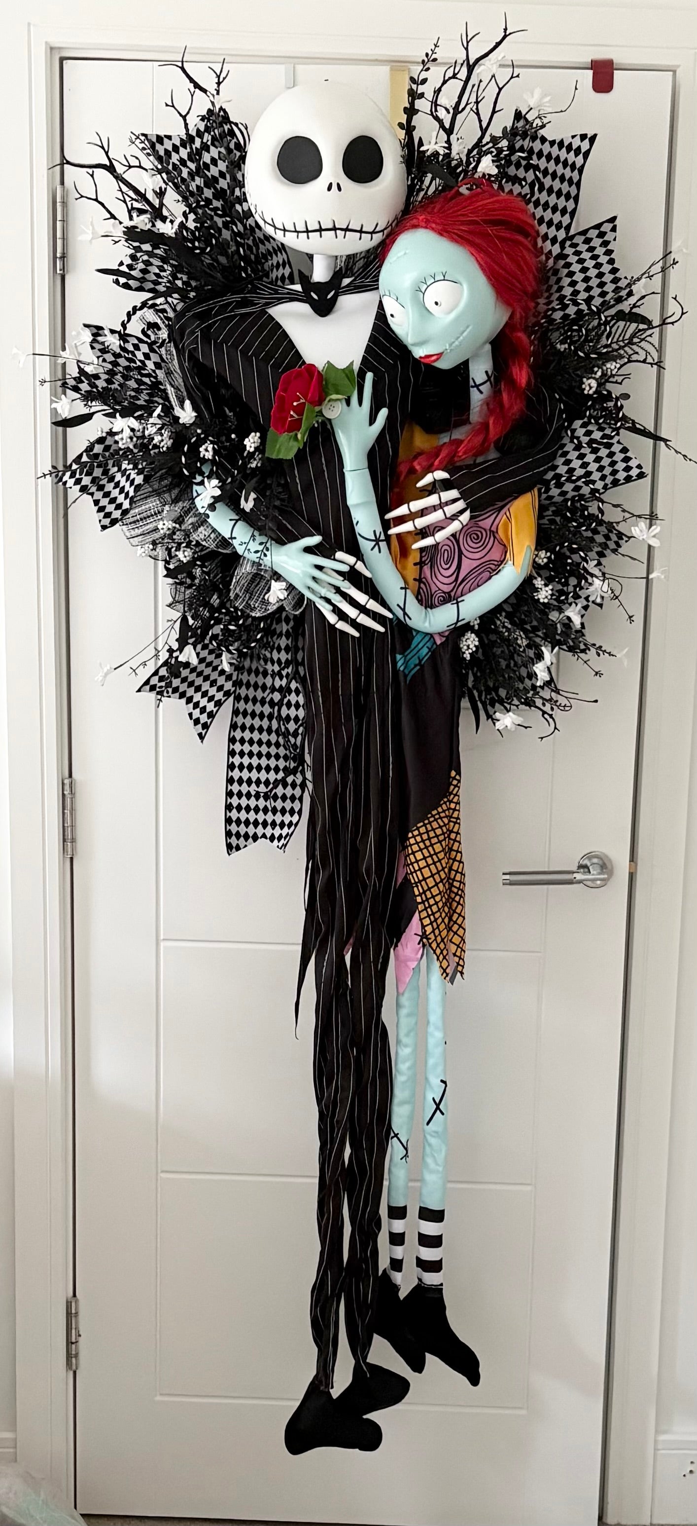 6ft tall, nightmare before Christmas, with Jack and sally