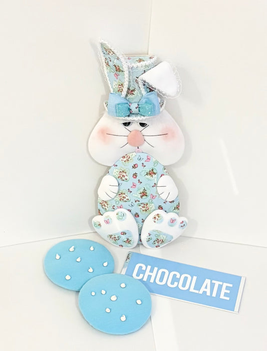 Bunny attachment set in baby blue