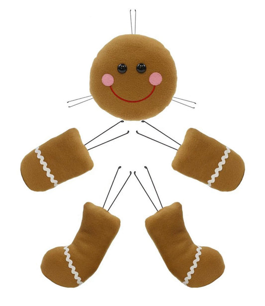 USA plush gingerbread man