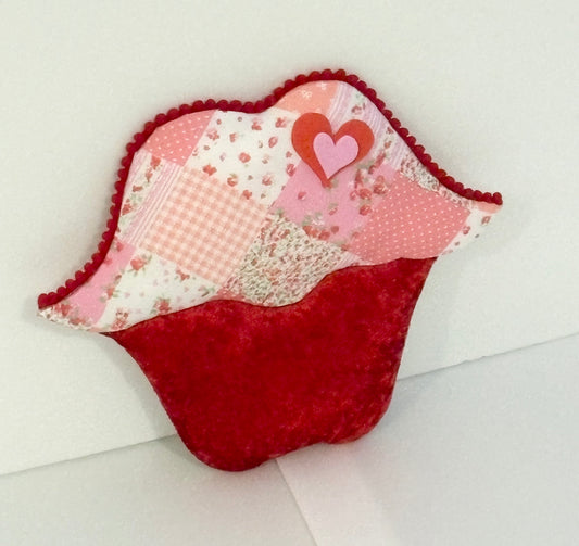 Lips attachment red and pink