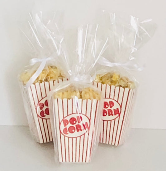Fake popcorn box