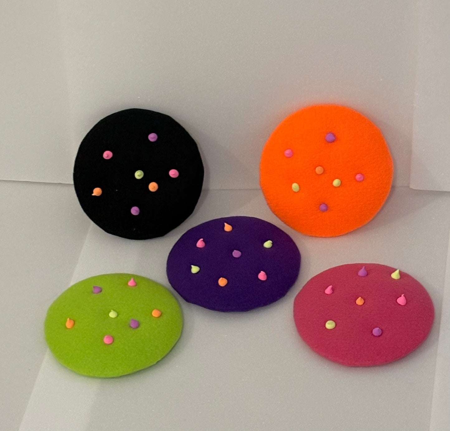 Set of 5 Halloween 6” 3D cookies