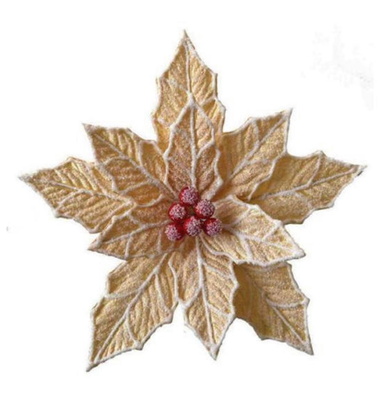 Gingerbread poinsettia