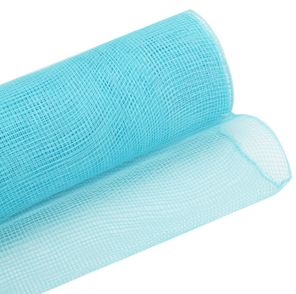 Baby Blue deco mesh 25cm x 10 yards