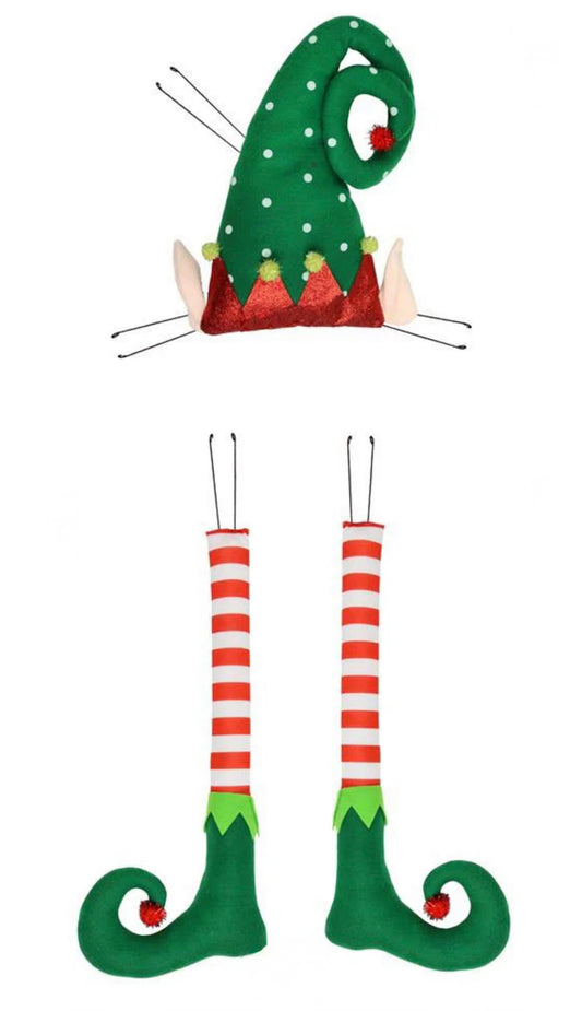USA elf attachment in red/emerald green