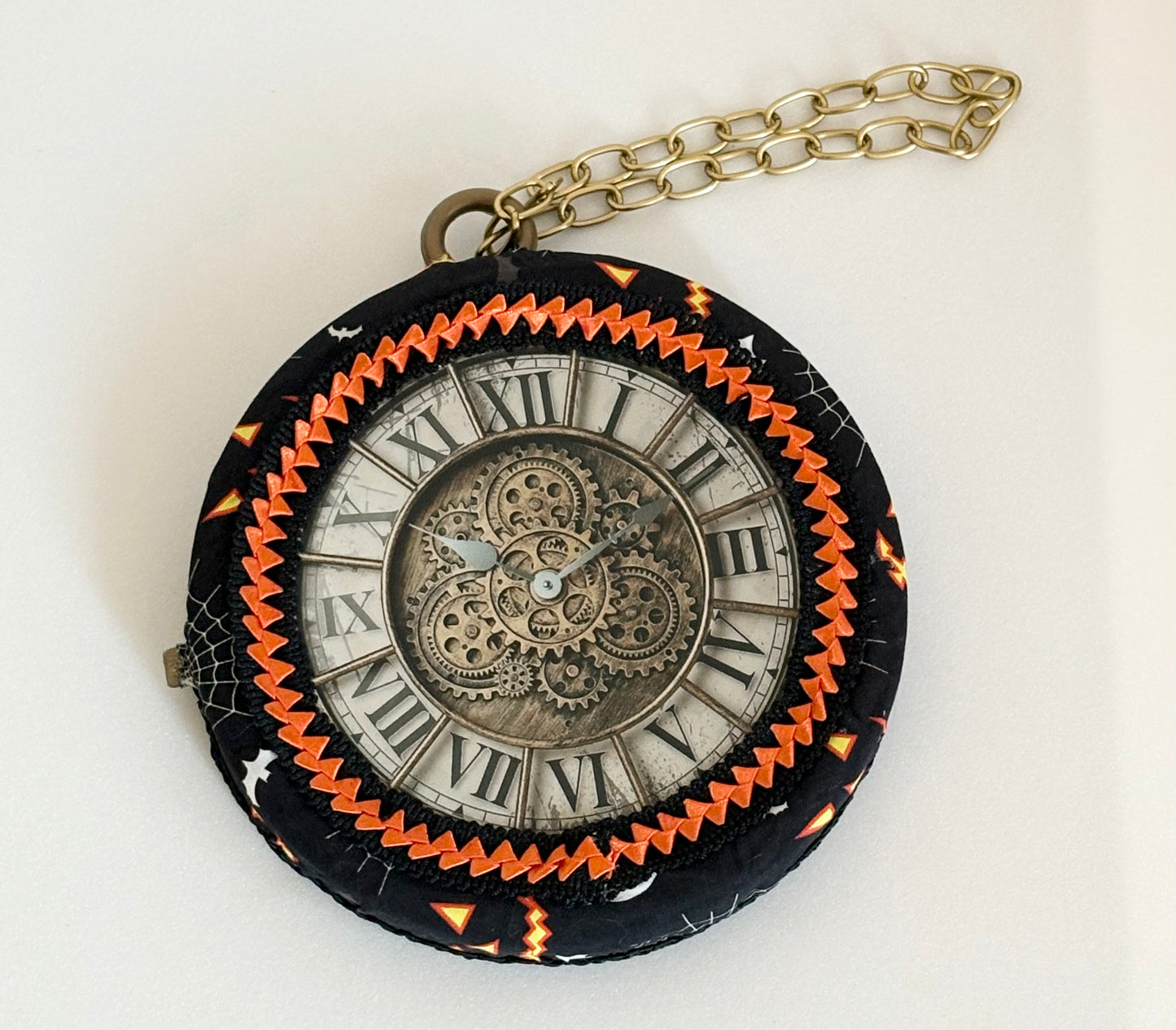 Halloween skull set in orange and black
