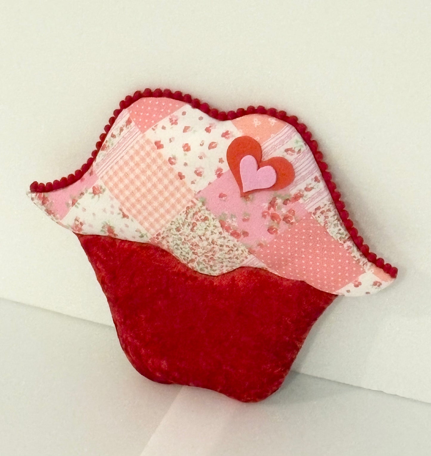 Lips attachment red and pink