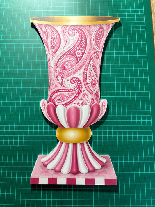 Vase plaque on its own